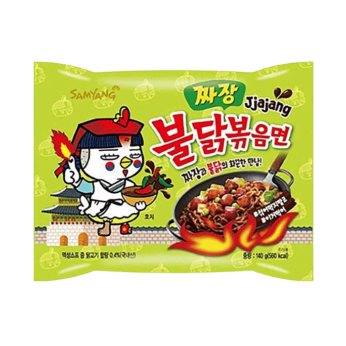 Samyang jjajang hot chicken flavor ramen Samyang jjajang hot chicken flavor ramen