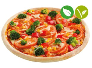 Dinkel Vollkorn Pizza Gemüsebeet vegan
