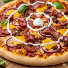 Pizza Double Beef large