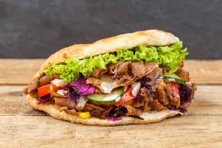 Döner Kebab nur Fleisch