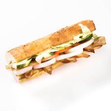 Chicken Baguette halb