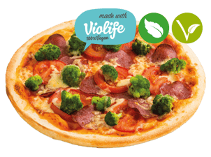Dinkel Vollkorn Pizza Salamico vegan