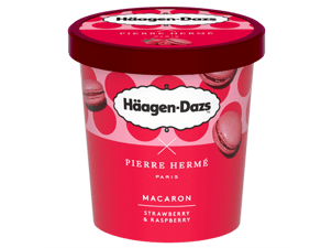 Häagen-Dazs Macaron Strawberry & Raspberry (420 ml)