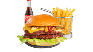 American Style Burgermenü Small