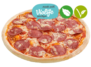Dinkel Vollkorn Pizza Salamistyle vegan