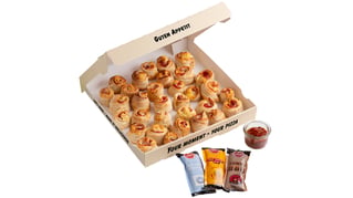 Flat Pizzabrötchen Bucket
