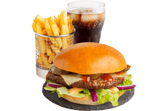 Chili Cheese Burgermenü 