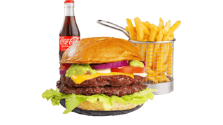 Guacamole Beef Burgermenü Normal