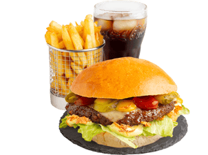 American Style Double Burgermenü American Style Double Burgermenü