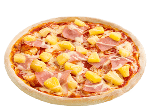 Dinkel Vollkorn Pizza Hawaii