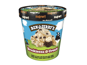 Ben & Jerry`s Brookieees & Cream (465 ml) Ben & Jerry`s Brookieees & Cream (465 ml)
