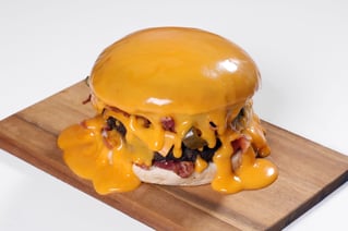 Cheese Explosion Burger medium (125g)