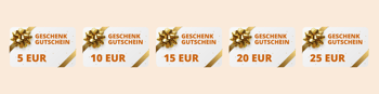 Geschenk Gutscheine