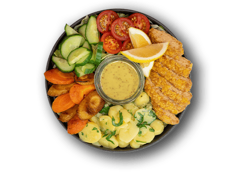 Vegan Schnitzel Bowl