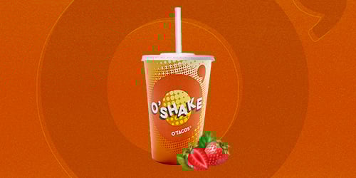 Milkshake Aardbei Groot