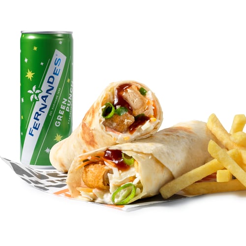 Vega Krispy wrap menu