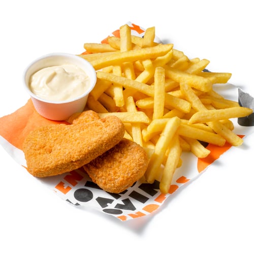 Kids menu Vega Krispy tenders