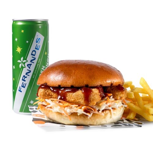 Vega Krispy Burger menu