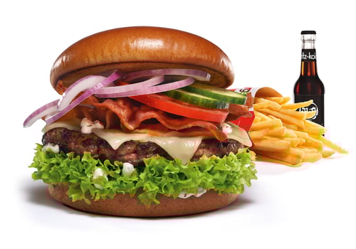 Unser Big Angus Mountain Cheese-Menü