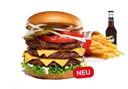 Unser Beefy Triple-Menü