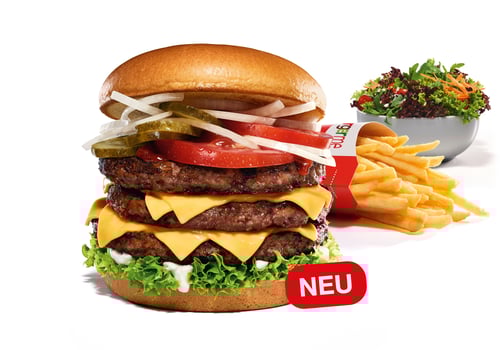 Unser Beefy Triple-Menü
