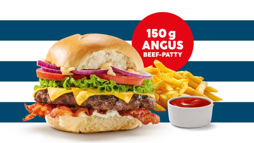 Angus Tasty Bacon-Menü
