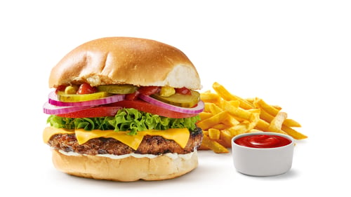 Unser Cheeseburger-Menü