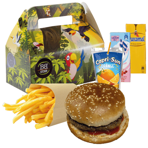Big Bread Kids Box Burger menu