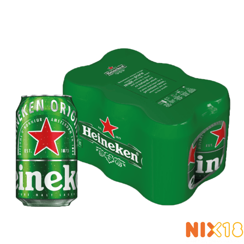Heineken bier Sixpack 5+1 gratis!