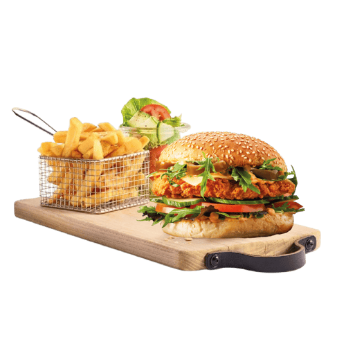 Braziliaanse Kipburger Menu