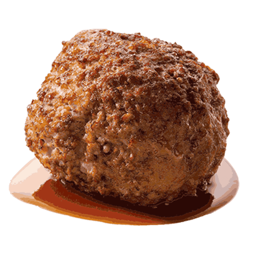 Ambachtelijke gehaktbal uit de jus