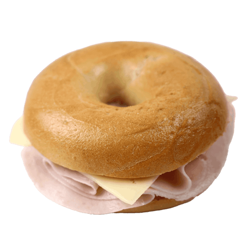 Ham & Kaas Bagel