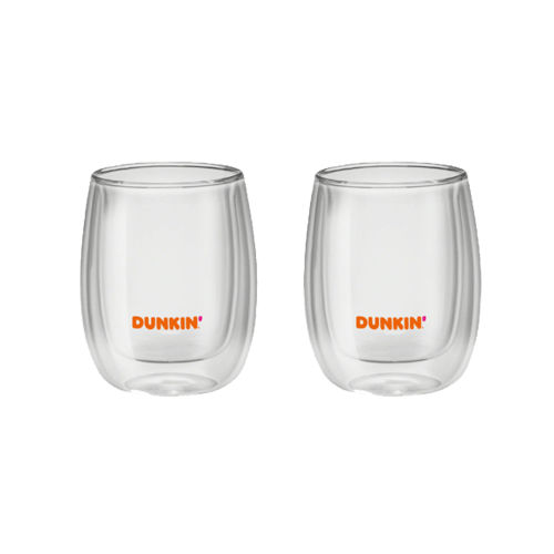 Dunkin' Set Espresso Glazen