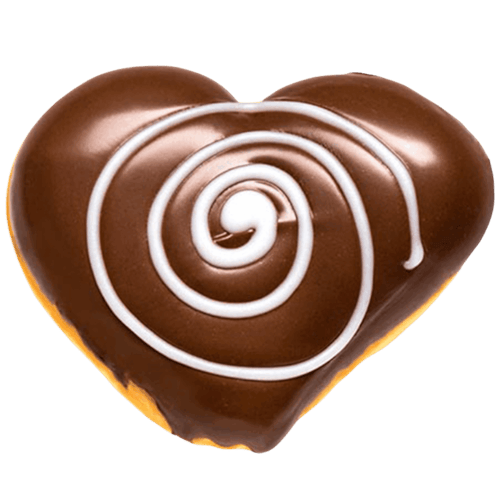 Swirl Donut Filled With Nutella