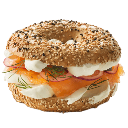Smoked Salmon & Cream Cheese Bagel