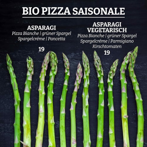 SAISONALE DUE ASPARAGI Vegetarisch