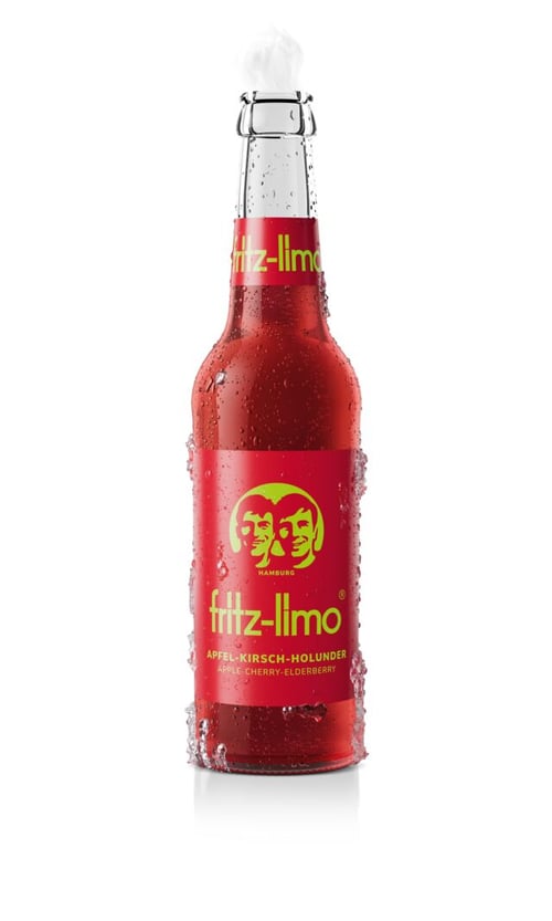 Fritz Limo Apfel-Kirsch-Holunder 0,33l