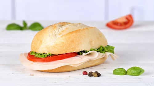 Brötchen mit Hänchenbrust