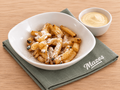 Apple Fries mit Vanille Dip