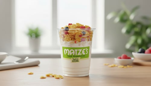 Früchte Cornflakes Cup