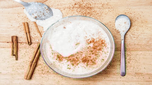 Milchreis mit Zimt und Zucker