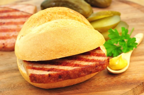 Leberkäse Brötchen