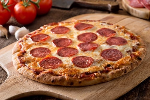 Glutenfreie Pizza Salami