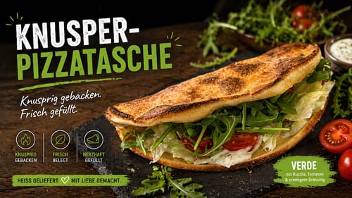 Medium Pizzatasche Verde