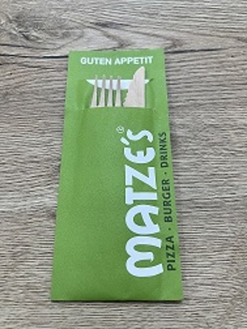 Bestecktasche Gabel + Löffel