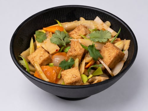 Tofu Xao Rau