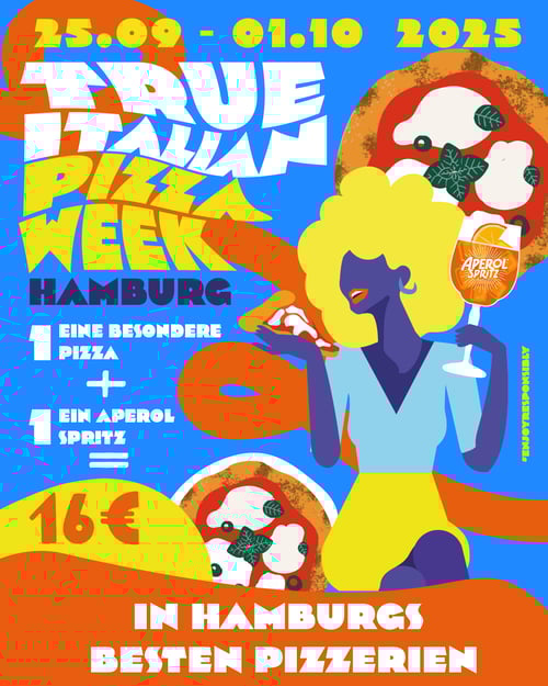 Hot Honey + Aperol Spritz 0,2l Ready to Drink  - True Italian Pizza