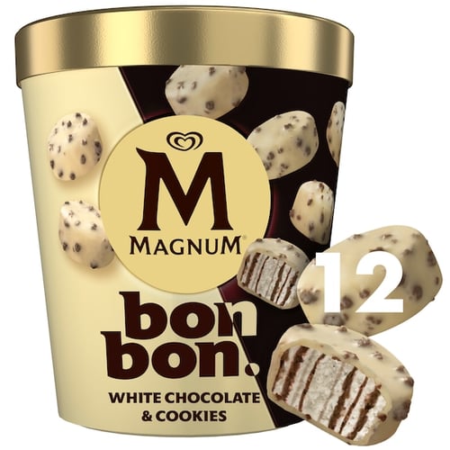 Magnum Bonbon White Chocolate Cookies 12 x 17 ml