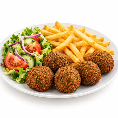 Falafel Teller mit Beilage 