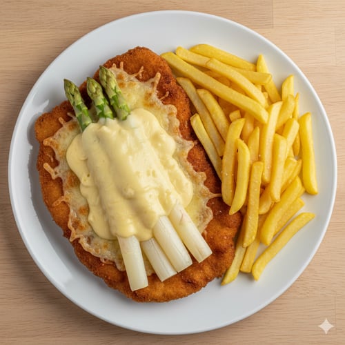 Spargel schnitzel